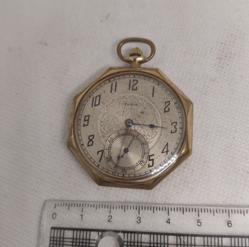 Elgin vintage octangular gold - elgin,