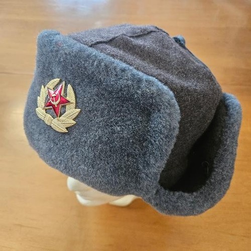 Vintage russian ushanka - vintage, fur