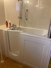 Walk-In Bath Tub with Side Panel Door
