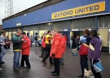 PHOTO  FOOTBALL GROUND OXFORD THE REAR OF THE LONDON ROAD STAND AT THE MANOR GRO