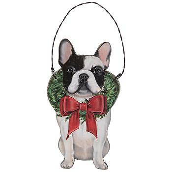 Christmas ornament frenchie - ornament,