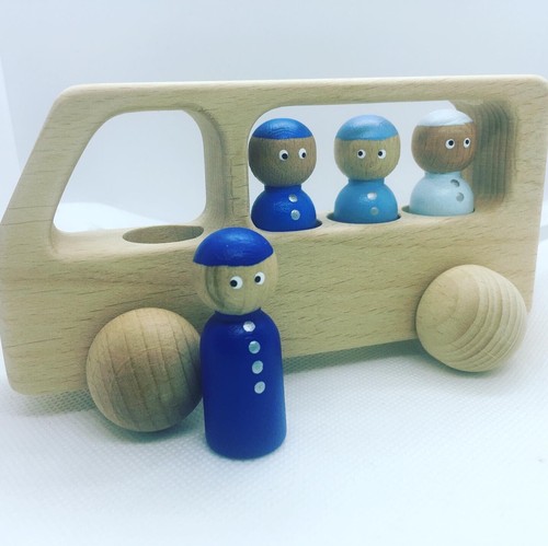 Wooden bus car and - wooden,