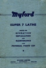 Myford Super 7 Handbook