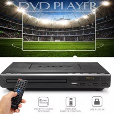 DVD Player Compact Multi Region ADH CD VCD Music Disc Upscaling USB With Remote