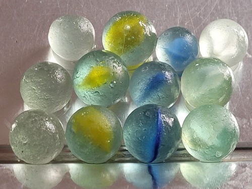 Sea glass marbles marble - 12,