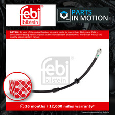 Brake Hose fits VW GOLF Mk4, Mk4 GTI Front Left or Right 97 to 06 Hydraulic Febi