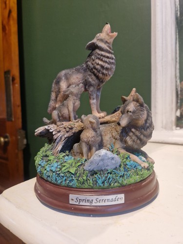 Spring serenade wolf family - wolf,