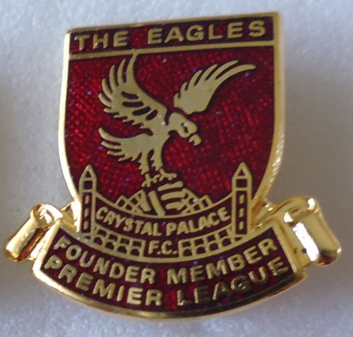 Crystal palace football - football, enamel