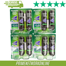 4 x Nicorette Quickmist Freshmint Duo Mouthspray 8 x 150 Sprays Nicotine ⭐⭐⭐⭐⭐