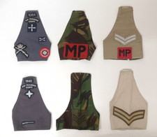 British Army Brassards Armelets Various Camo Colour Pattern with Various Badges