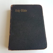 Antique Bible 1900s leather