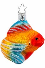 Inge-glas Orange Blue Veiltail