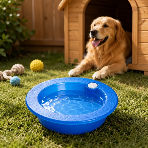 Dog cat ice cooling bowl - ice,