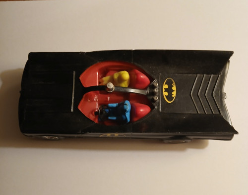Vintage batmobile plastic toy - vintage,