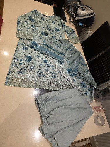 Winter khaddar chikinkari suit - khaddar,