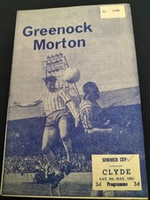 GREENOCK MORTON V CLYDE SUMMER