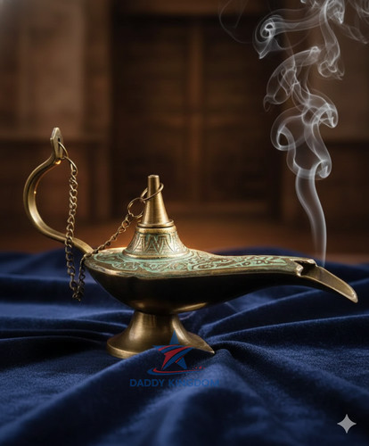 Aladdin genie chirag vintage - genie,