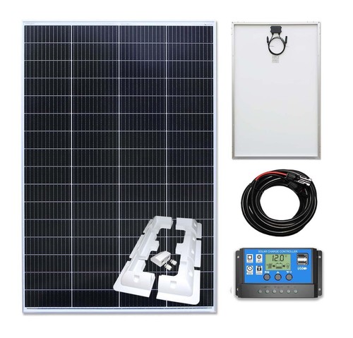 Silver 250w solar - silver, panel
