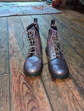 Dr Martens 8 Hole 1460 Vegan Pink Metallic 25279650 Classic Doc