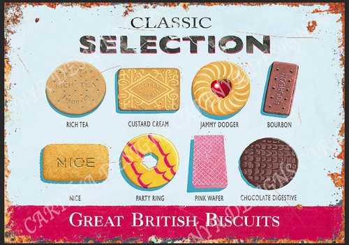 Great british biscuits - biscuits, metal