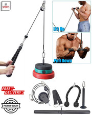 LAT Pull-Down Cable Pulley System Durable Back Arm Attachment Home DIY Fitness