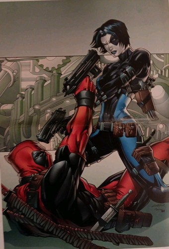 Deadpool domino cable - deadpool, poster