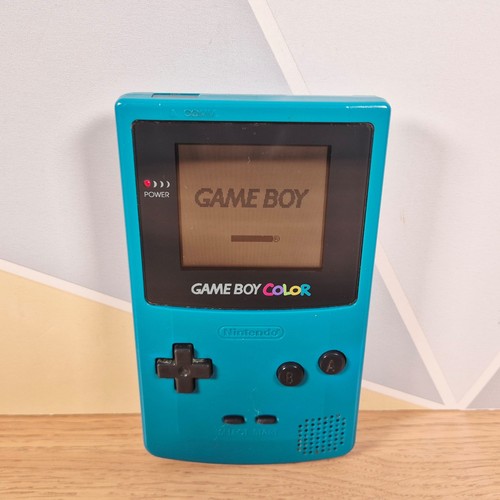 Vintage teal blue - teal, gameboy
