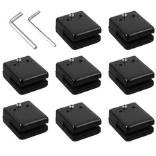 8X Glass Clamp Stainless Steel