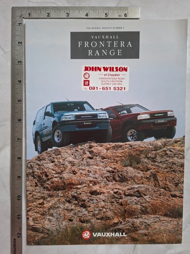 Vauxhall frontera range - frontera,
