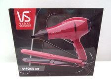 Vidal Sasson Special Edition Styling Kit Hairdryer & Straightner New in box Gift