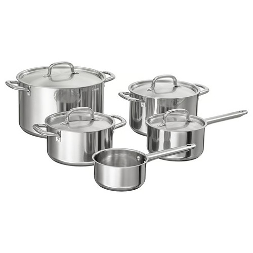 Ikea 365 9pc stainless steel - ikea,