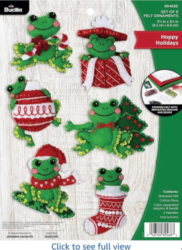 Bucilla hoppy holidays - holidays, sewing