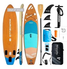 Inflatable Paddle Board Stand Up Paddle Board Paddle Oars Inflatable Pump 