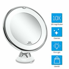 10X Magnifying Mirror With LED