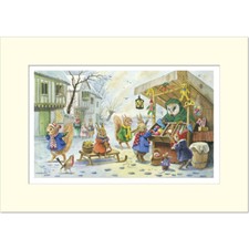 The Gingerbread Seller - Racey Helps - Medici Mounted Print