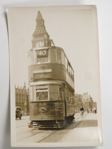 London tram last - ride, route