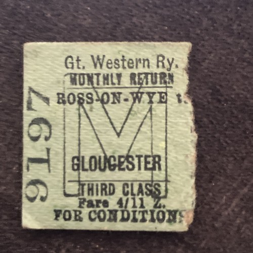 Half railway ticket - , (