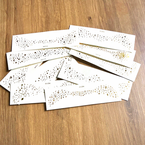 Gold temporary tattoo - temporary,