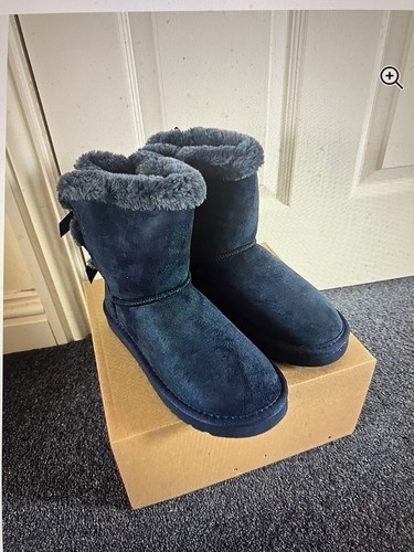 Navy blue bailey bow - bailey, ugg