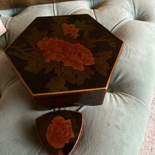 Pair Vintage 1950's Lacquered