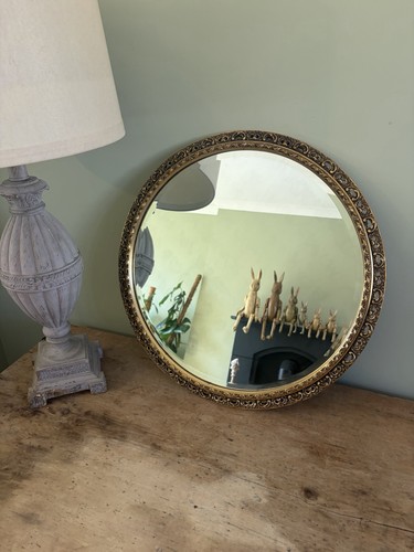 22in round vintage - , gilt