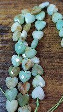 Natural Green Opal Beads
