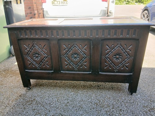 Early 20th century - oak, carved
