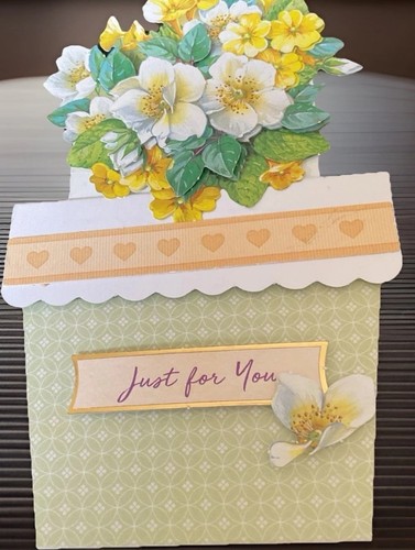 Decoupage handmade flower - 3d,