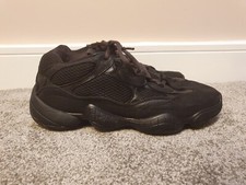 Adidas Yeezy Mens Size 9.5 500 Utility Black Trainers Rare Free Postage