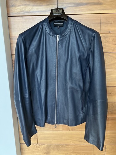 Emporio armani men - men’s, leather