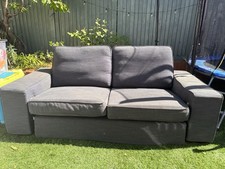 IKEA KIVIK Grey Sofa 2-Seater