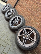 MERCEDES CLA / A / B CLASS 18” AMG ALLOY WHEELS TYRES Vito A177 A176 W204 Gen 4x