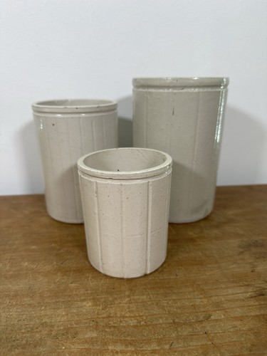 Vintage stoneware jars - 3,