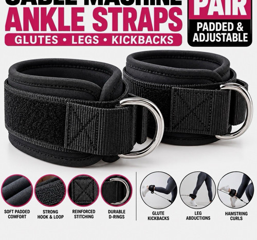 Ankle straps for cable machine - straps,